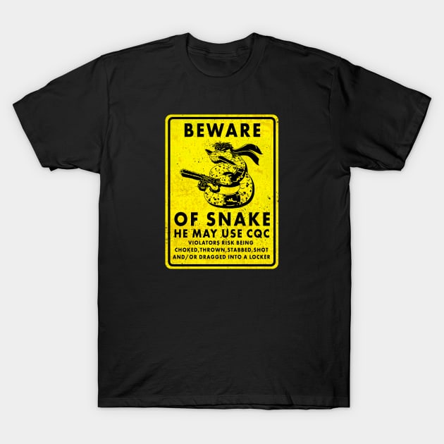 Beware of Snake T-Shirt by CCDesign